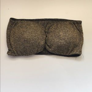 Gold shimmer bandeau